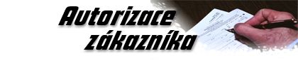 Autorizace zkaznka