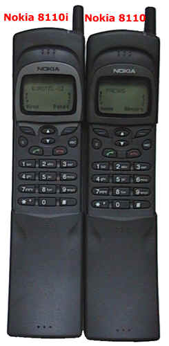 Nokia 8110i a Nokia 8110 - rozdl nen vidt, co? Ale jenom navenek...